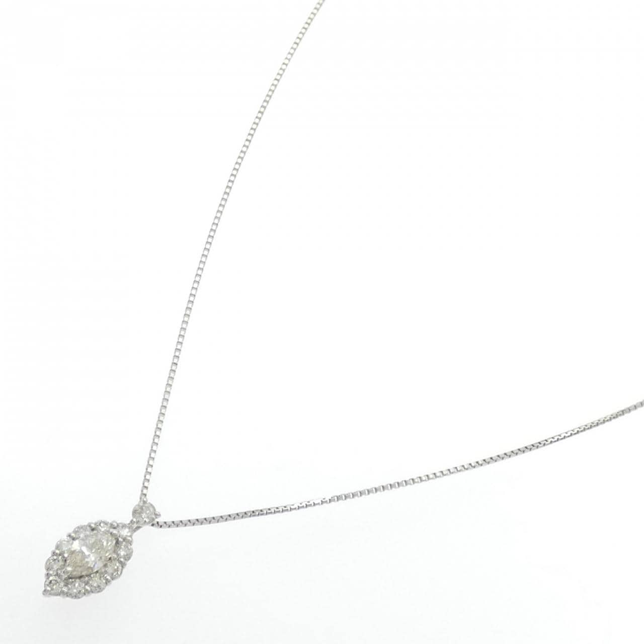 PT950/PT850 ダイヤモンド ネックレス 0.30CT