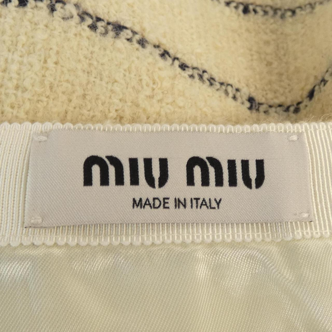 ミュウミュウ MIU MIU MIU MIU ロゴ MG2152 SOOO 14HO スカート