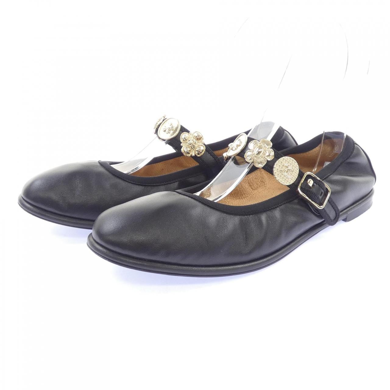 シャネル CHANEL メリージェーン MARY JANES G45778X01000 フラットシューズ