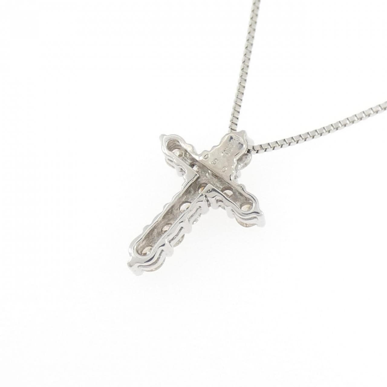 PT900/PT850 クロス ダイヤモンド ネックレス 0.50CT