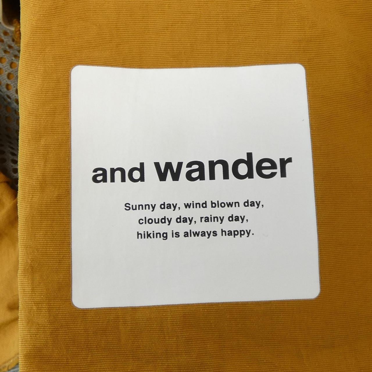 アンドワンダー and wander 574-4152139 パンツ