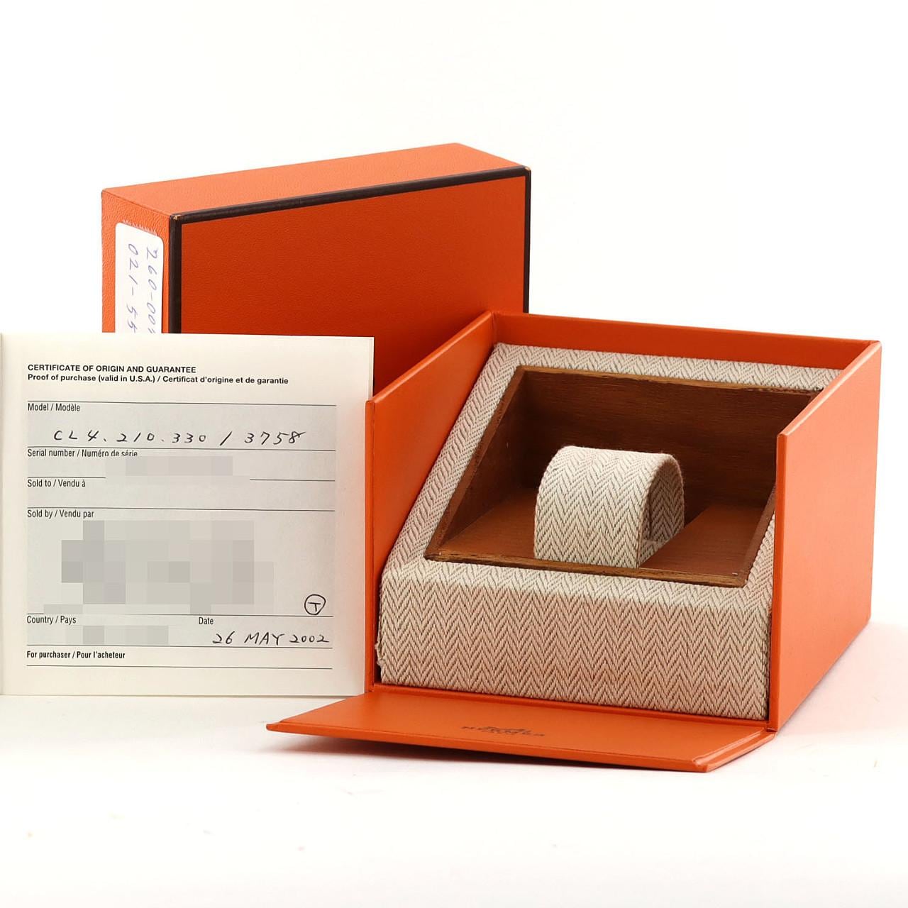 エルメス クリッパー CL4.210 SS クォーツ