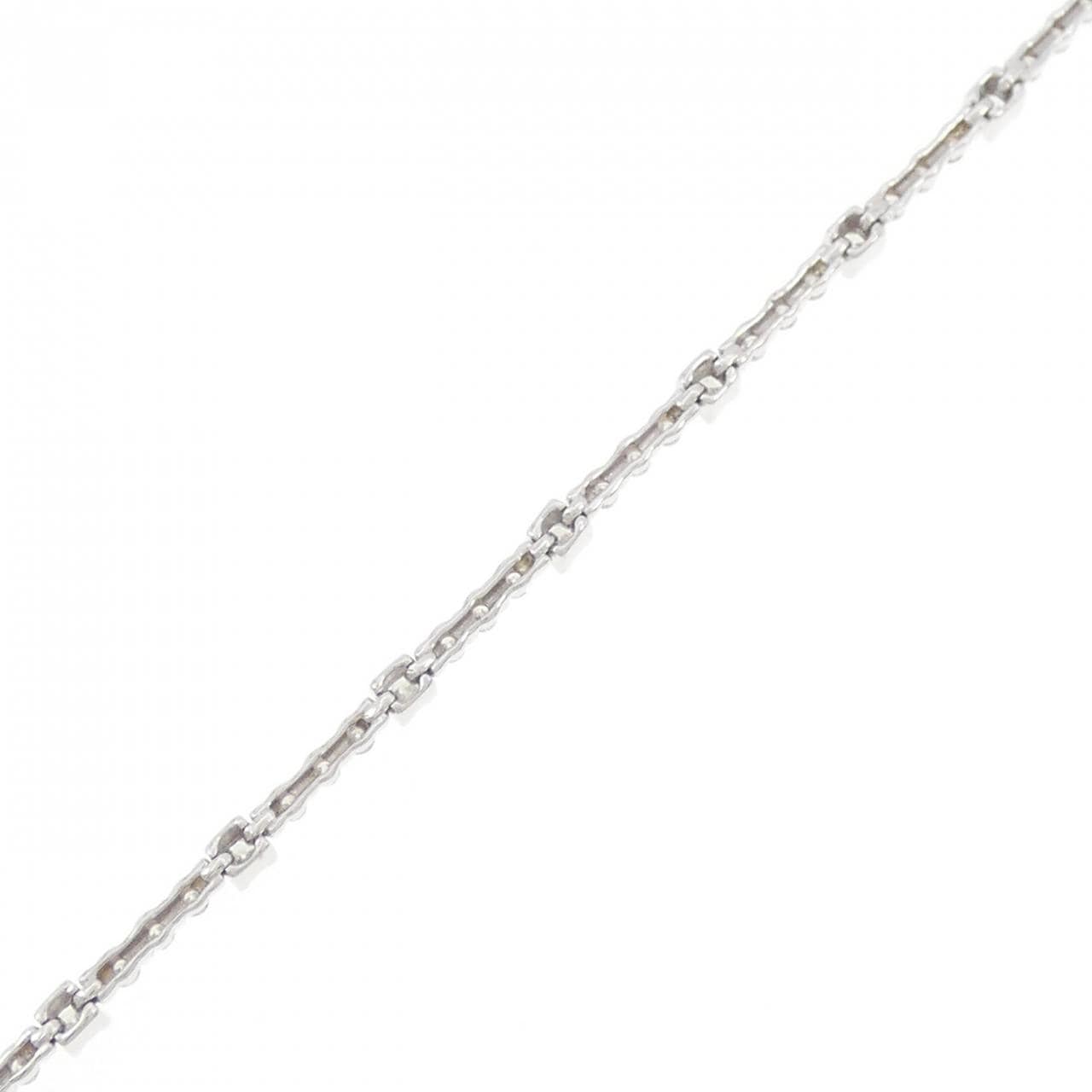 K14WG ダイヤモンド ブレスレット 1.00CT