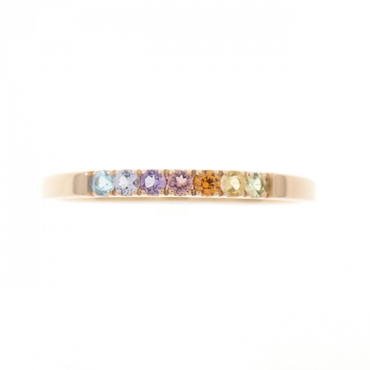 K10PG color stone ring