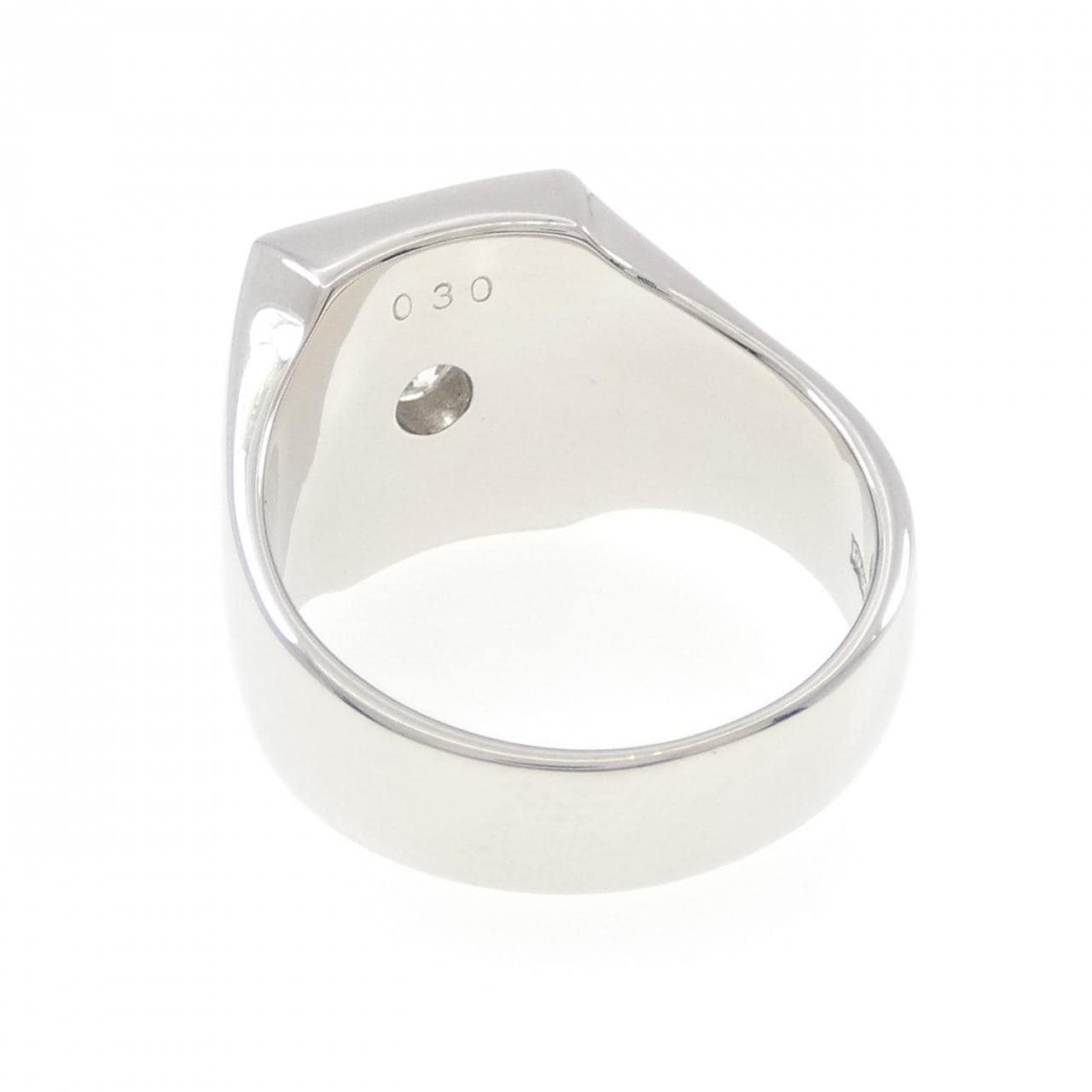 PT900 印台 ダイヤモンド リング 0.30CT