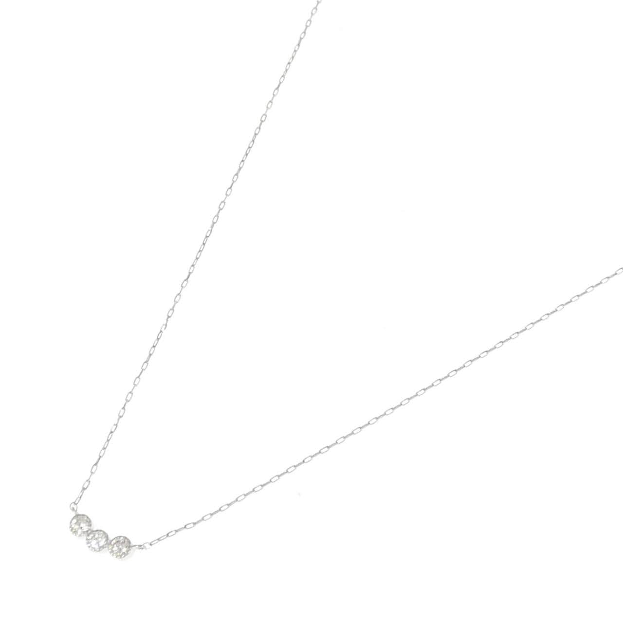 [BRAND NEW] PT Diamond Necklace 0.10CT