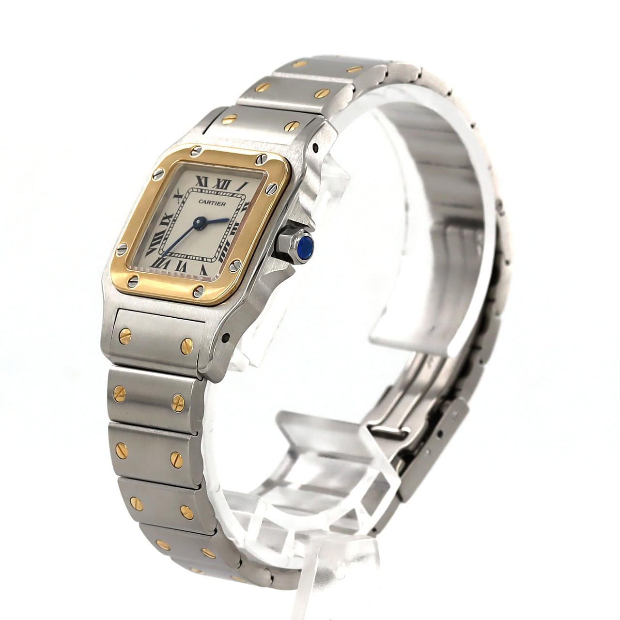 カルティエ サントスガルベSM コンビ W20012C4 SSxYG クォーツ