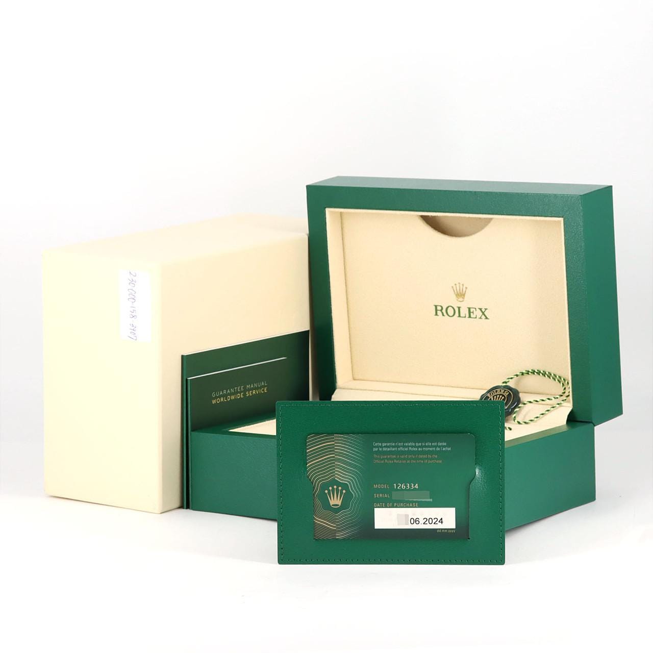 ロレックス デイトジャスト 126334･3 SSxWG 自動巻 ランダム番