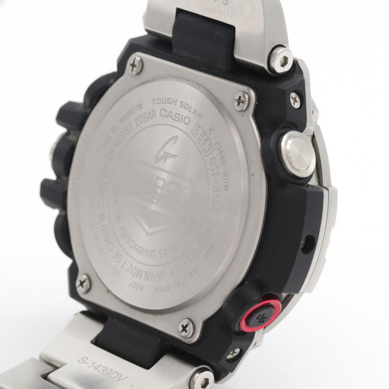 カシオ G-スチール GST-B100D-1AJF その他 ソーラークォーツ