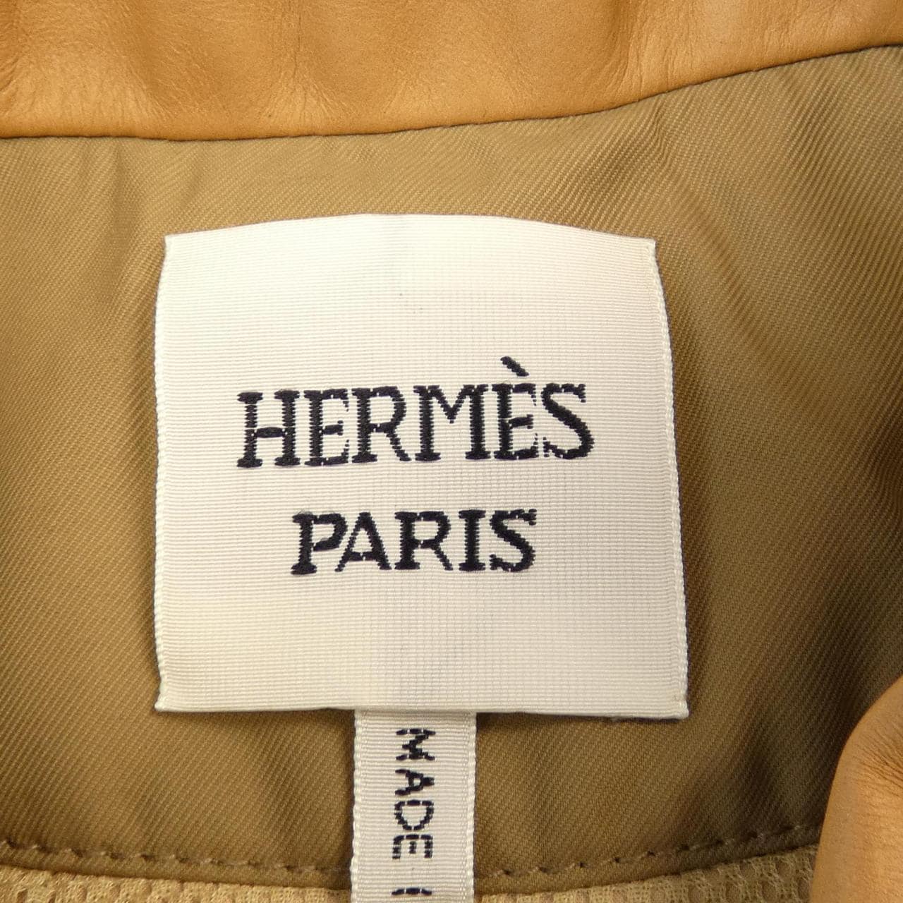エルメス HERMES レザーコート