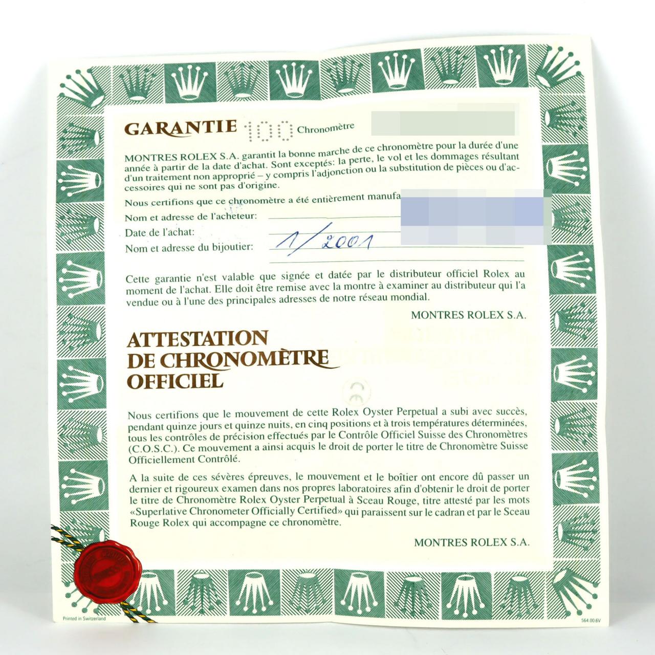 ロレックス デイトジャスト 16233 SSxYG 自動巻 P番