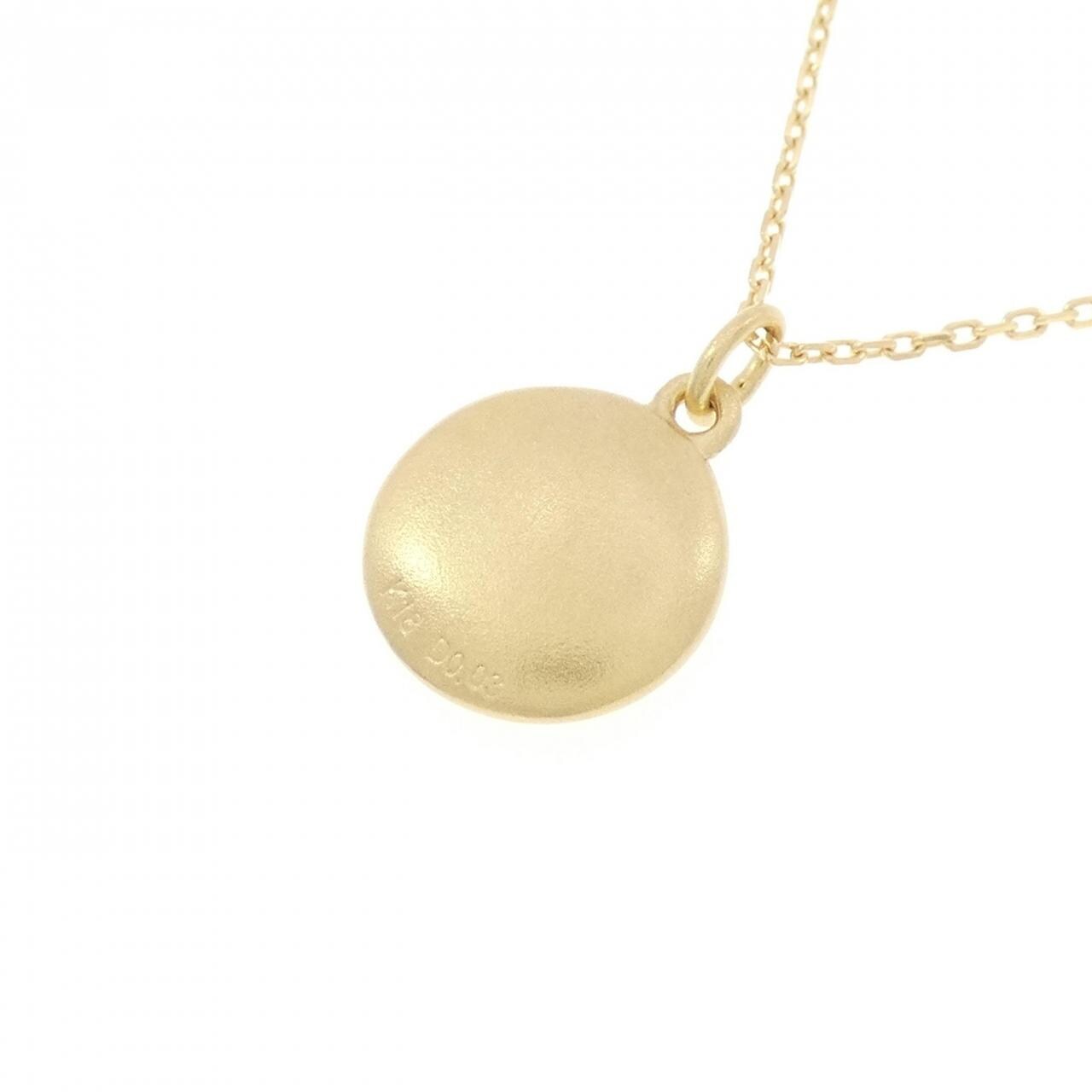 K18YG クロス ダイヤモンド ネックレス 0.03CT