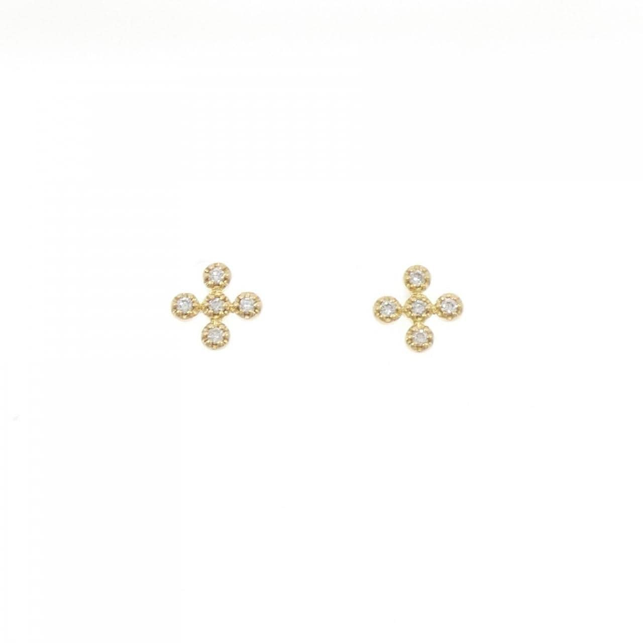 K18YG ダイヤモンド ピアス