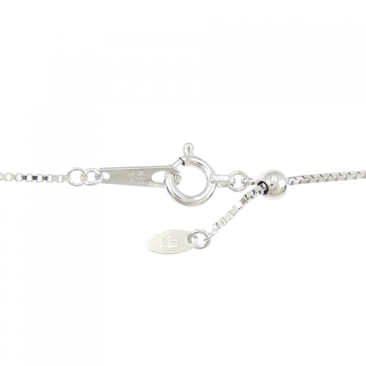 K18WG Garnet necklace 1.57CT