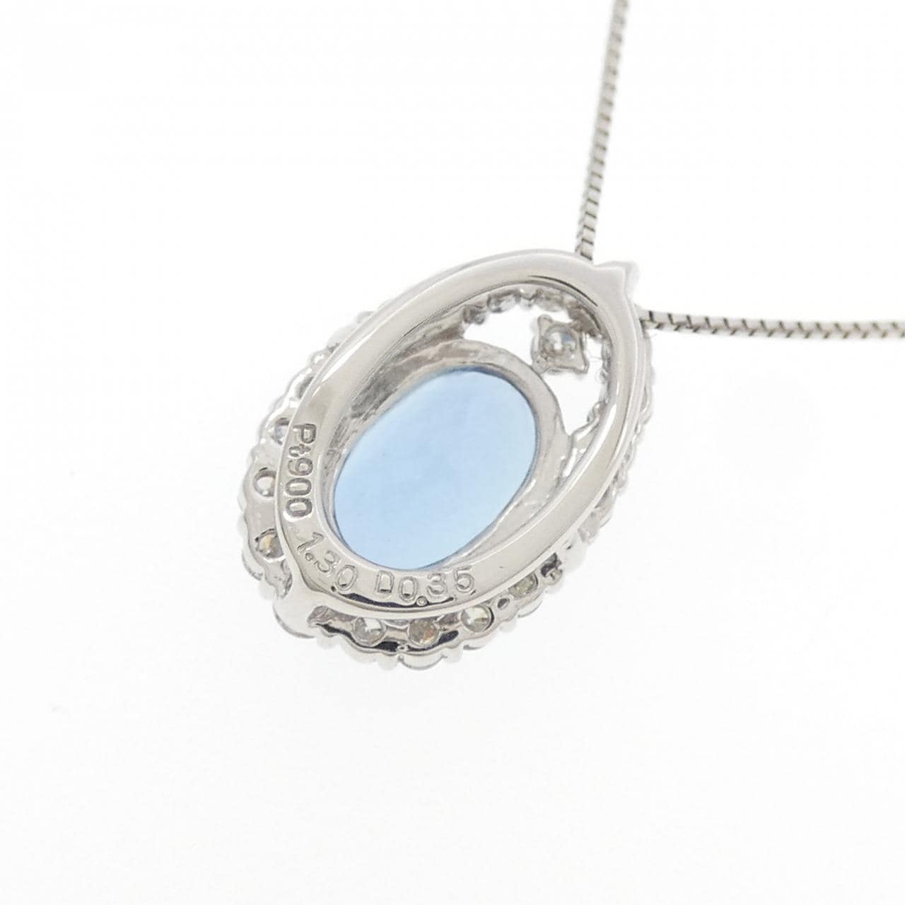 PT900/PT850 アクアマリン ネックレス 1.30CT