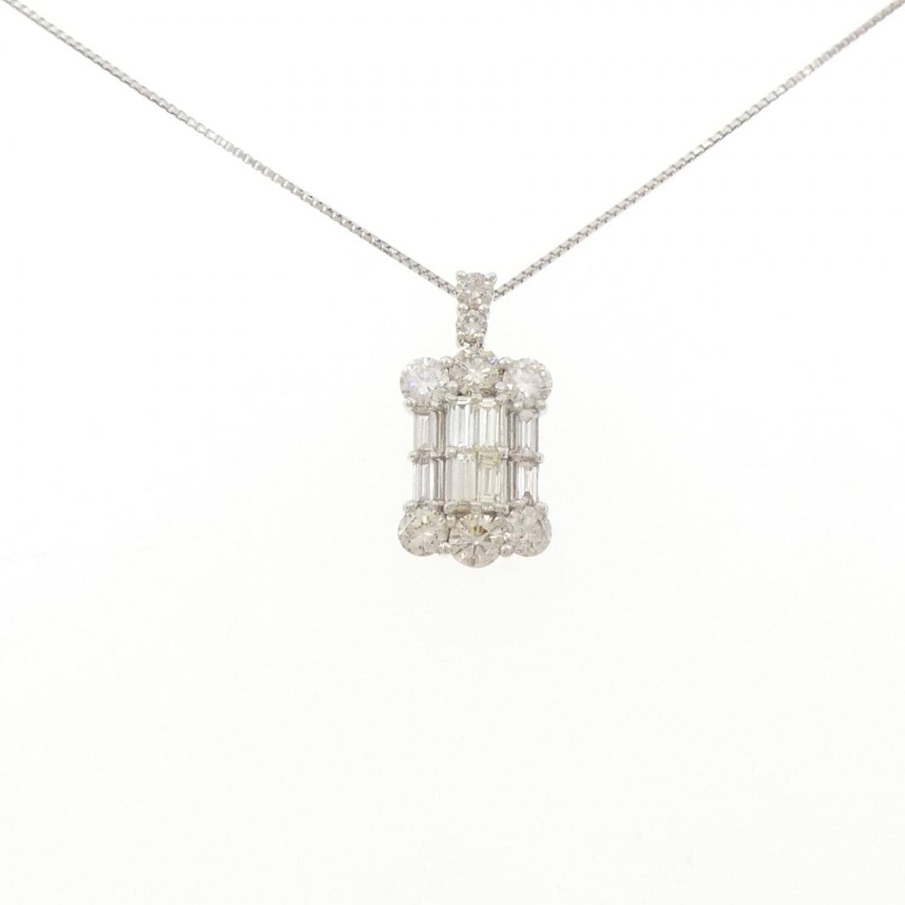 PT900/PT850 ダイヤモンド ネックレス 2.00CT