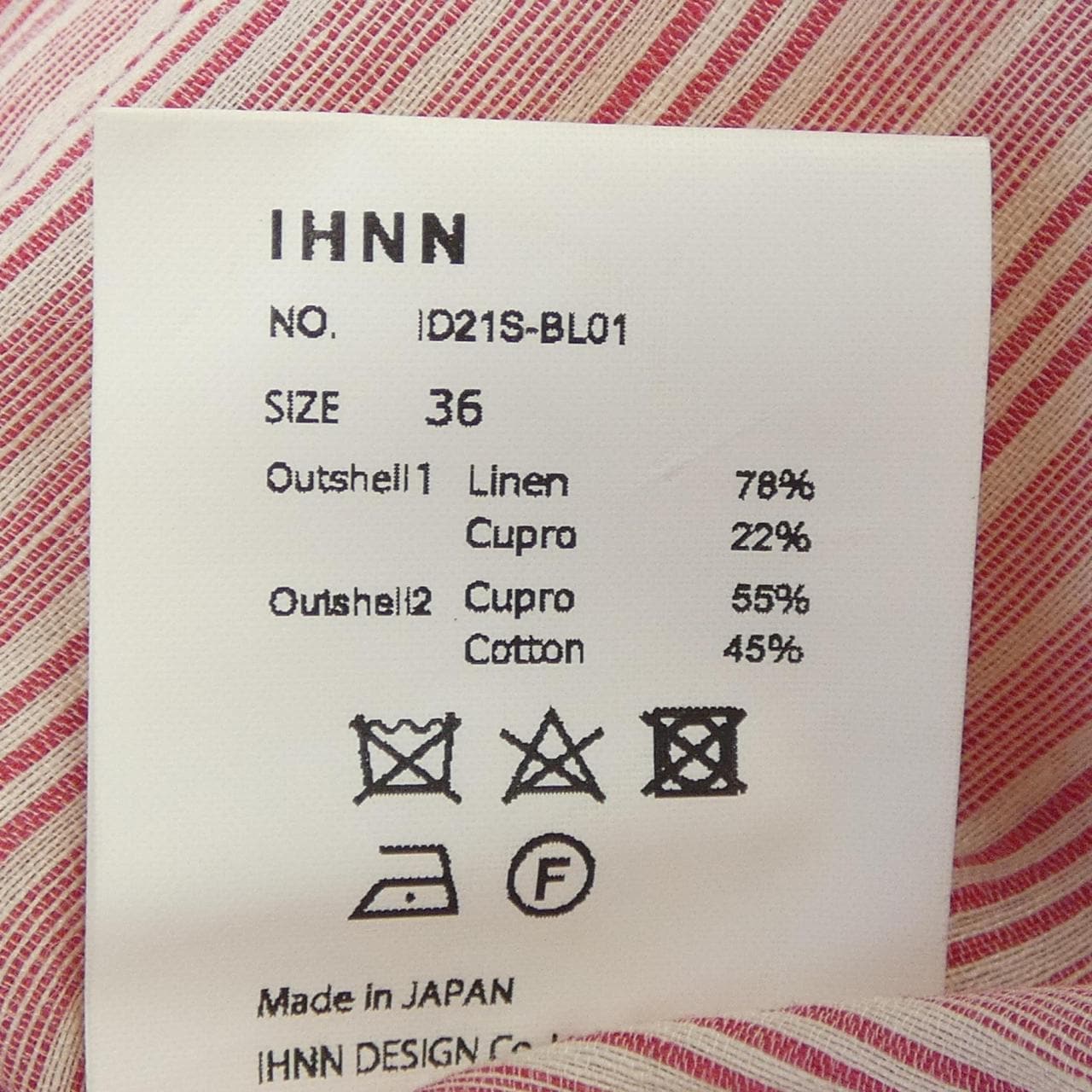 イン IHNN シャツ