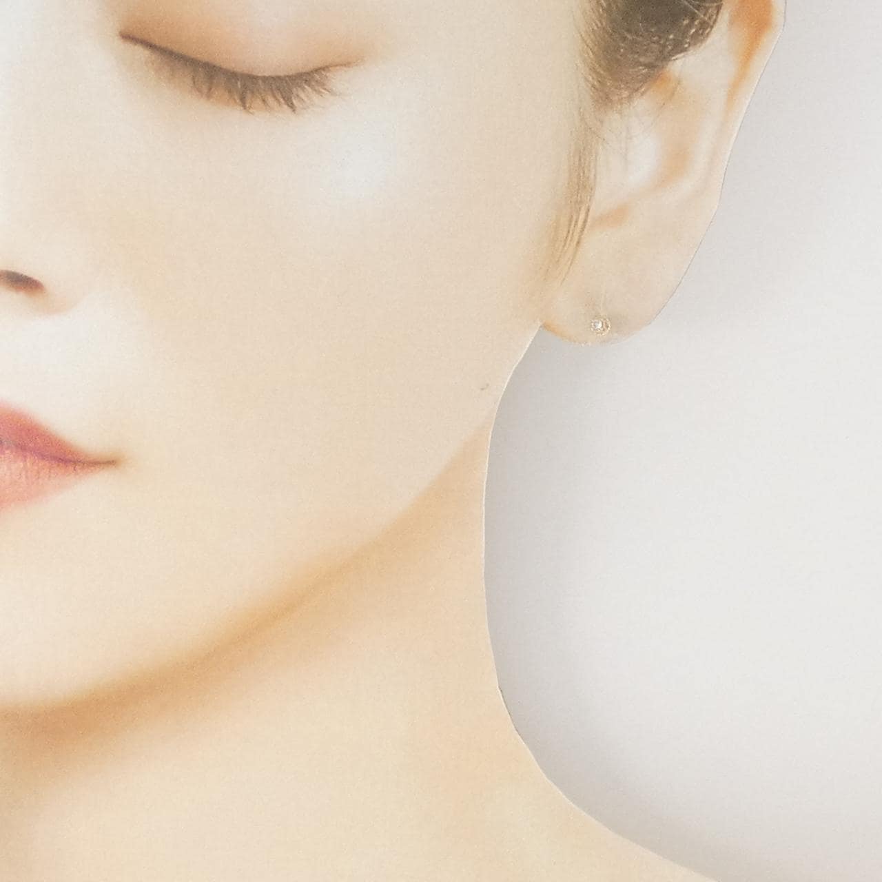 アガット ダイヤモンド ピアス