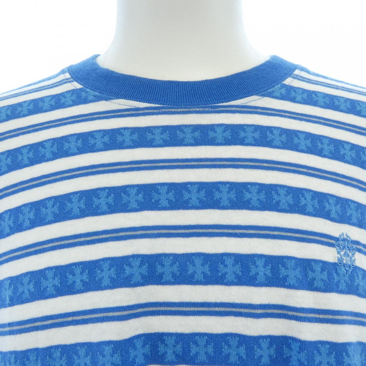 クロムハーツ CHROME HEARTS Y NOT VINE DAGGER CH PLUS STRIPE Tシャツ
