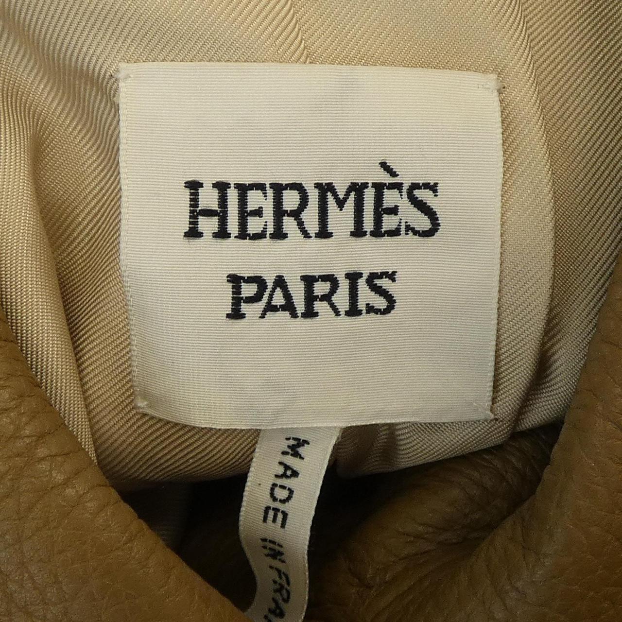 エルメス HERMES レザーコート