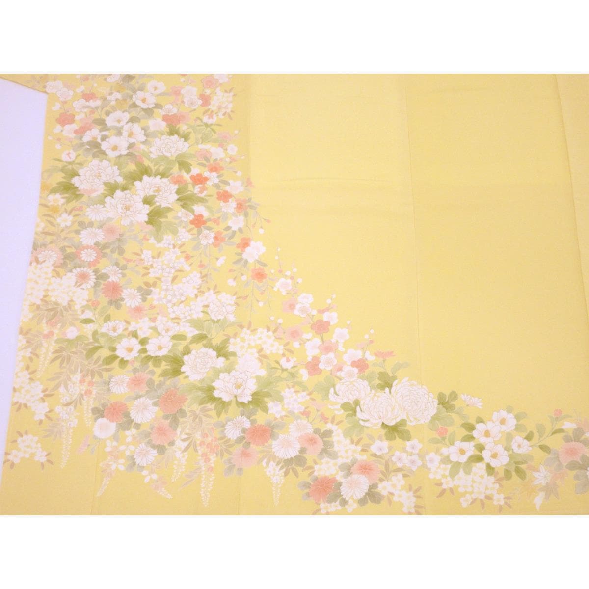 【未使用品】訪問着　友禅金彩加工