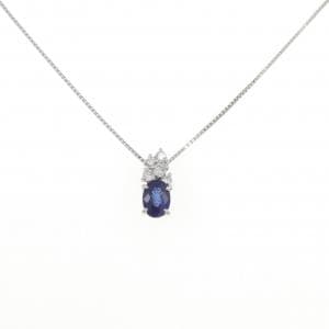 PT900/PT850 サファイヤ ネックレス 0.58CT