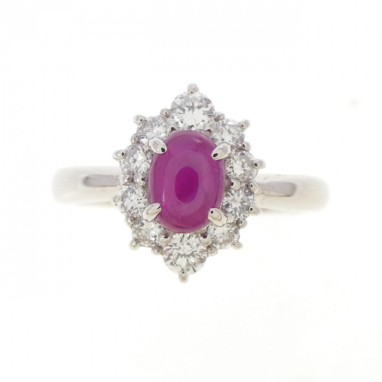 PT900 スタールビー リング 0.92CT