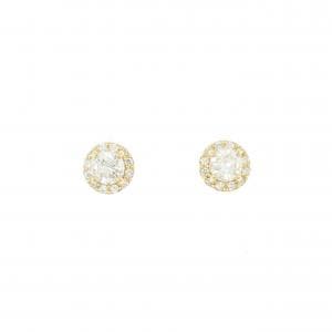 【リメイク】K18YG/ST ダイヤモンド ピアス 0.225CT 0.237CT G VS1 Good