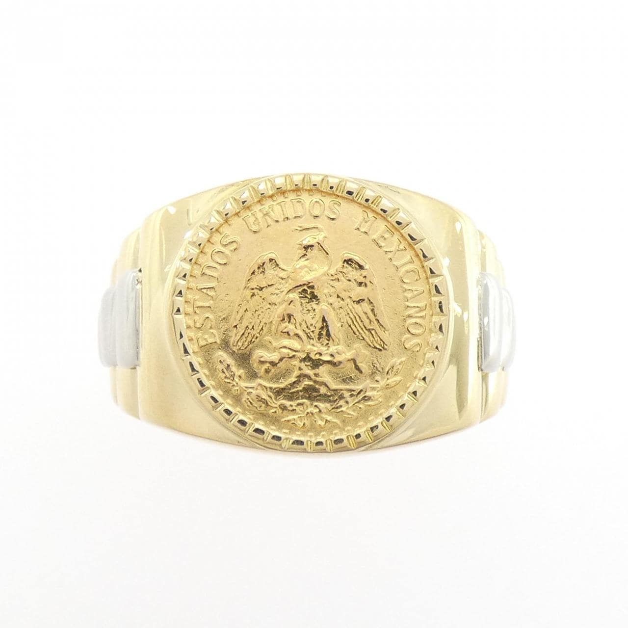 K18YG/PT900 リング