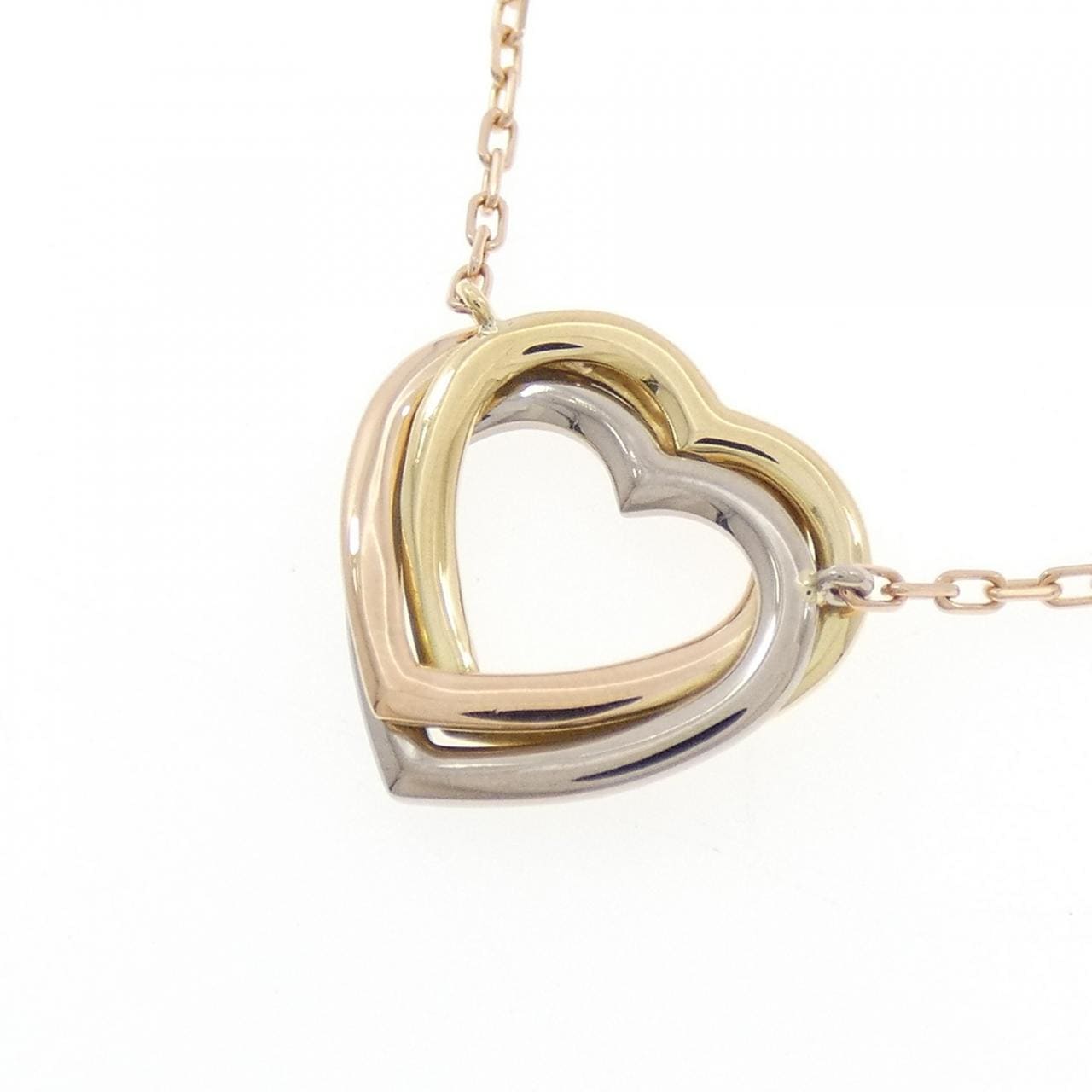 カルティエ トリニティ ハート ネックレス