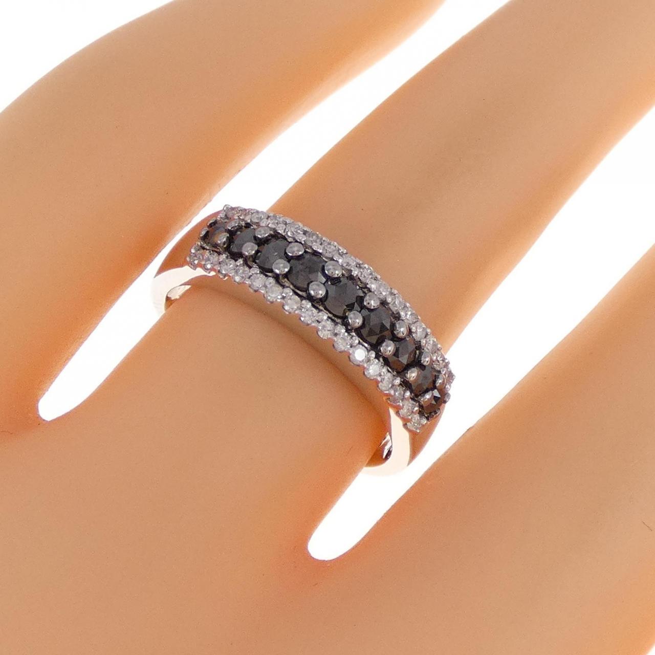 K18WG/K18BG Diamond ring 0.34CT