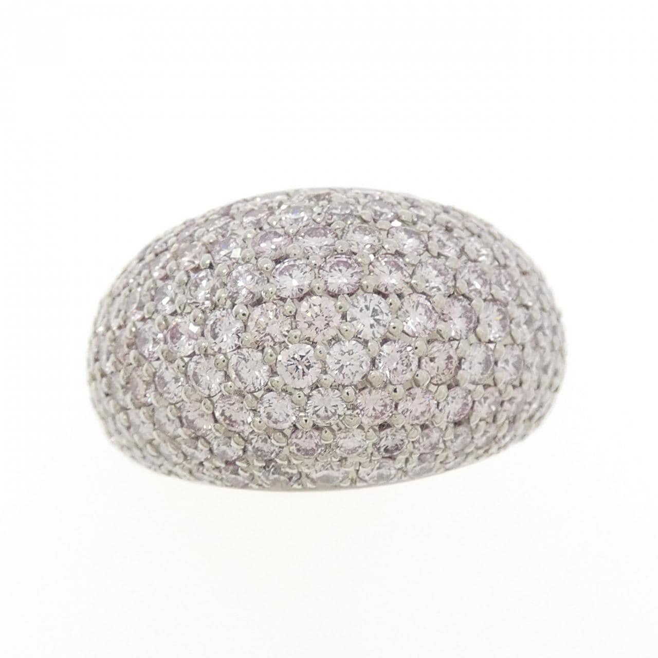 PT900 パヴェ ピンクダイヤモンド リング 2.25CT