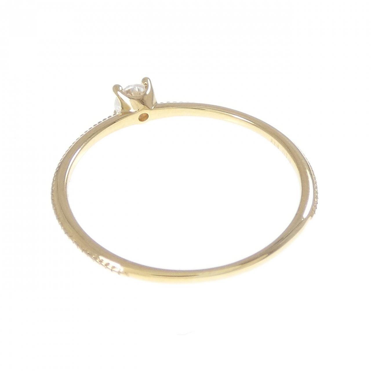K18YG ダイヤモンド リング 0.10CT