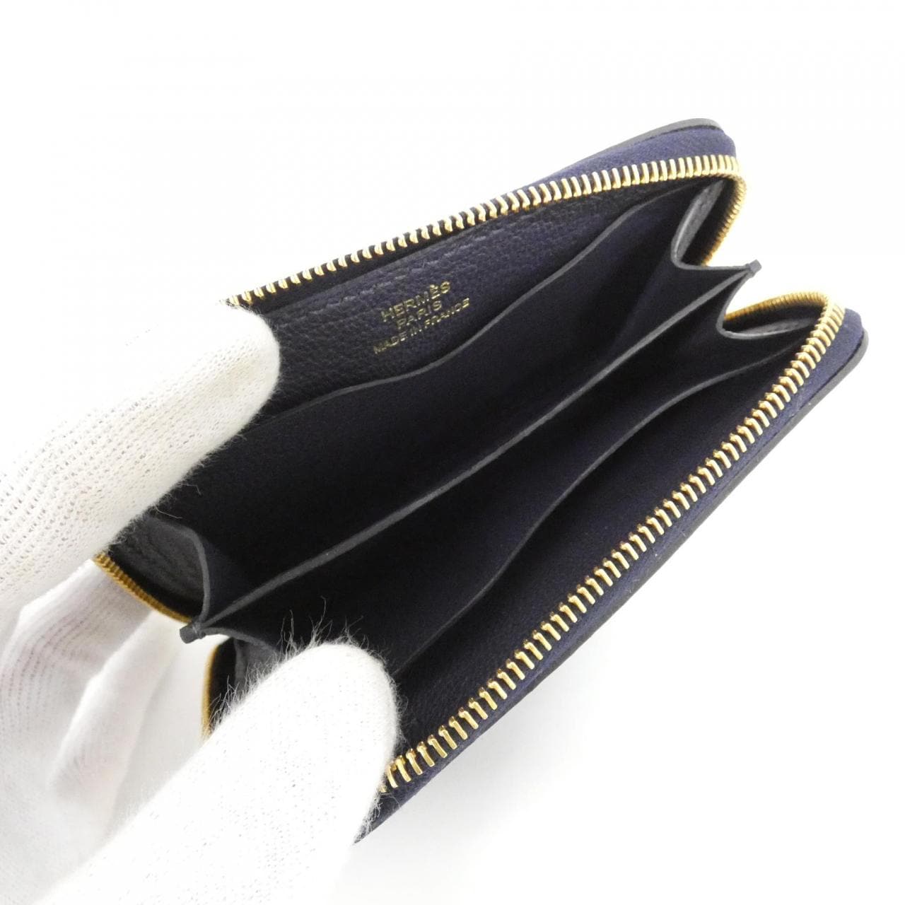 エルメス ジップエンゴー シェーヌ ダンクル 084208CC カードケース