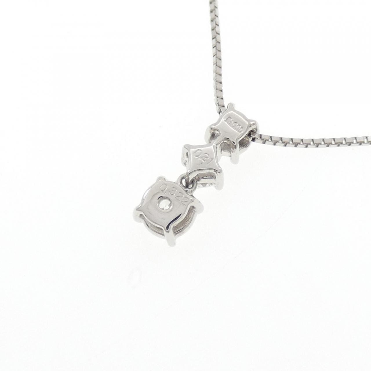 PT900/PT850 ダイヤモンド ネックレス 0.322CT