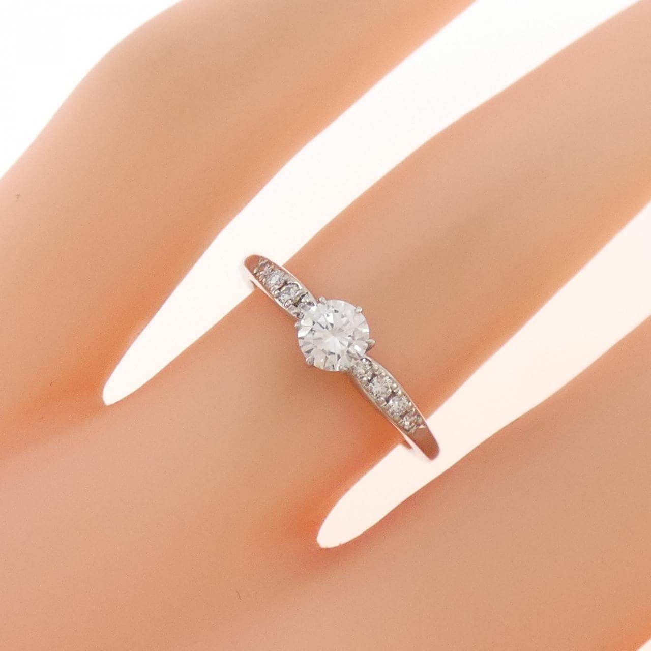 PT900 ダイヤモンド リング 0.264CT E VS2 VG