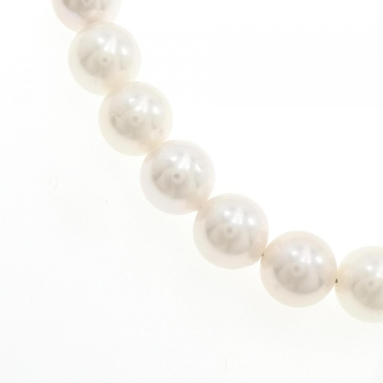 [BRAND NEW] Silver Clasp Akoya Pearl Necklace 7.5-8mm