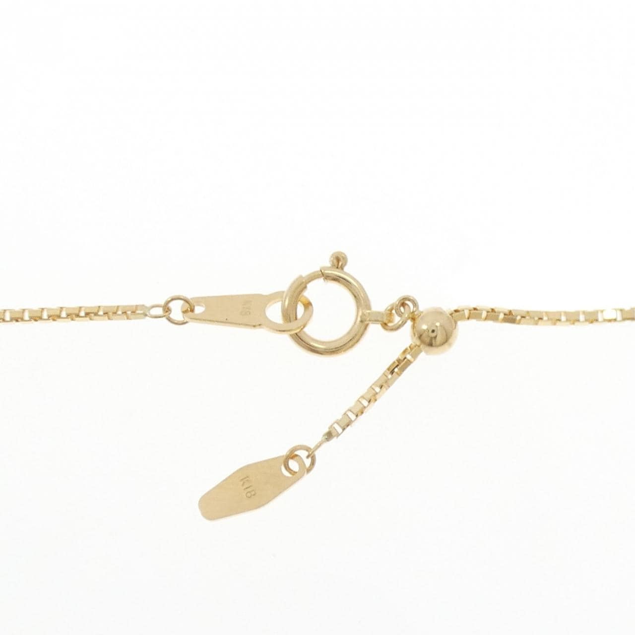 K18YG フラワー ダイヤモンド ネックレス 2.00CT