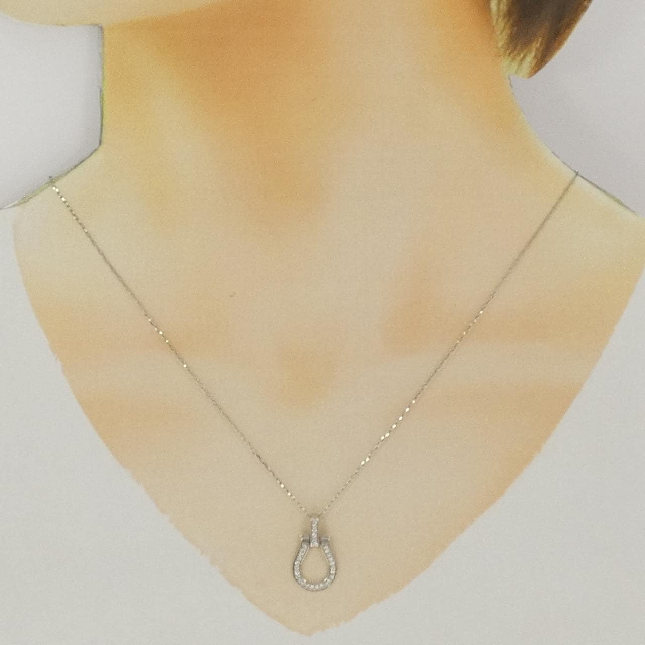 【新品】PT900/PT850 ダイヤモンド ネックレス 0.20CT