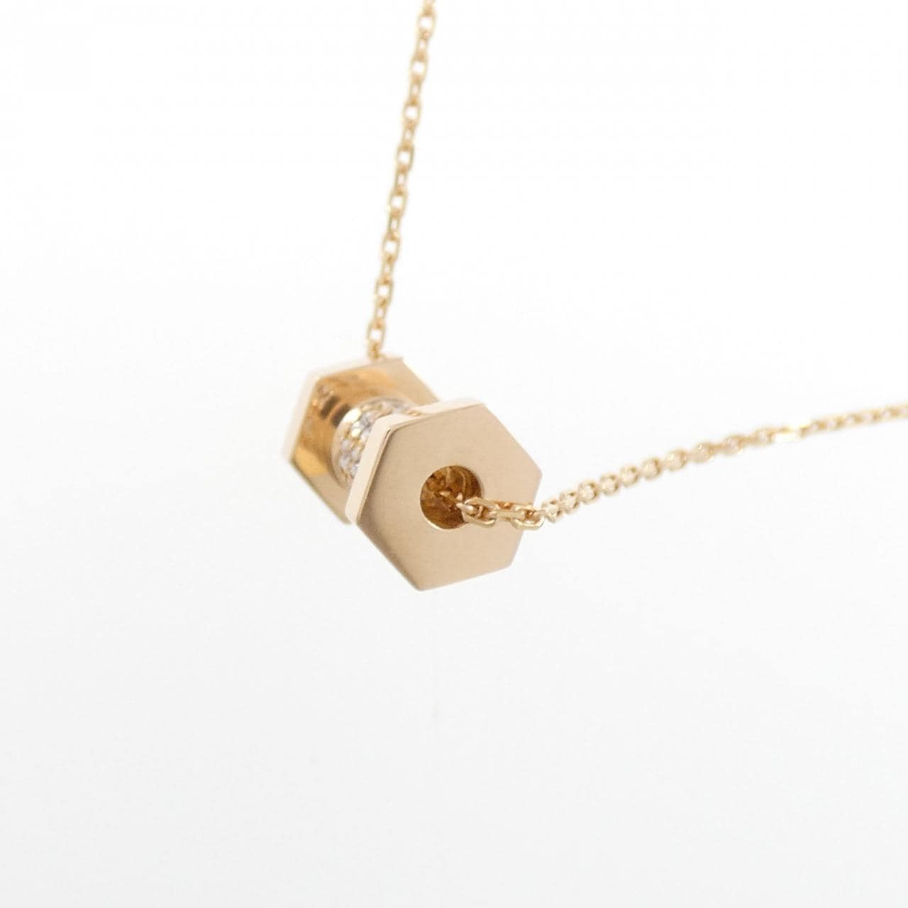 750PG ダイヤモンド ネックレス 0.17CT