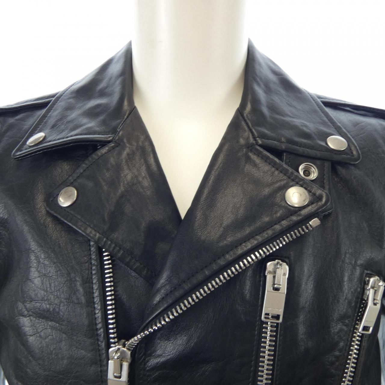 サンローラン SAINT LAURENT 397292 Y5YH1 レザーライダースジャケット