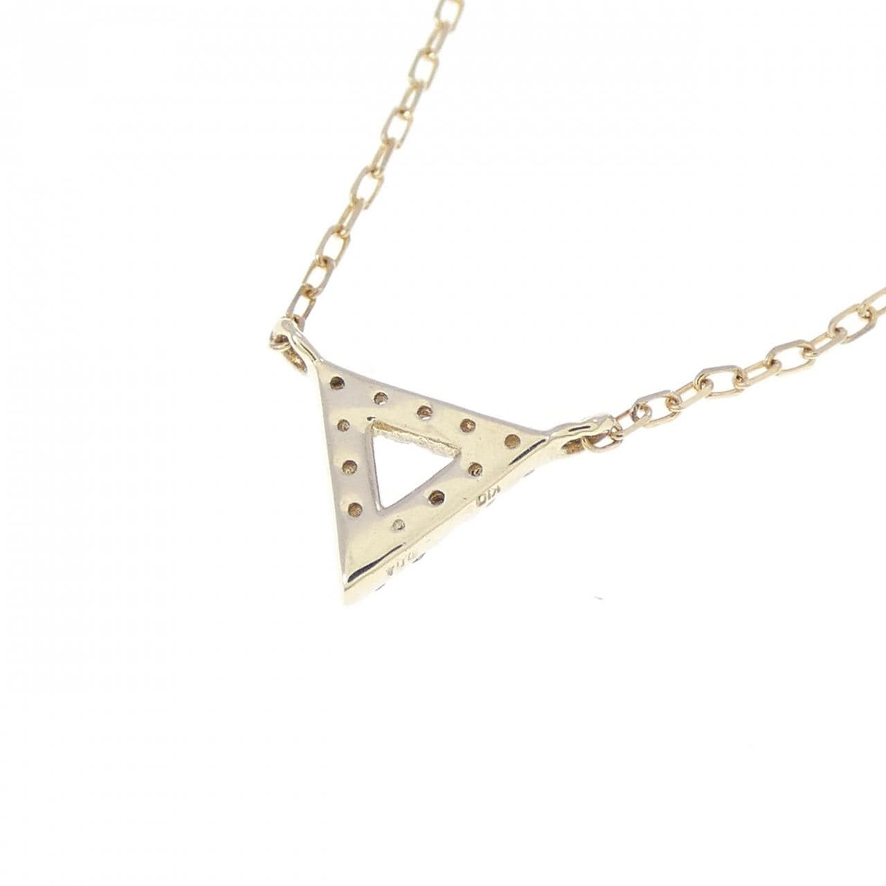 K10YG ダイヤモンド ネックレス 0.04CT