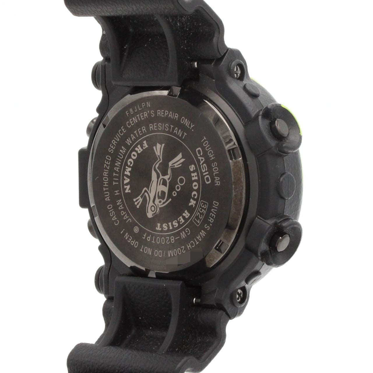 カシオ G-SHOCK フロッグマン GW-8200TPF-1JR ラバー ソーラークォーツ