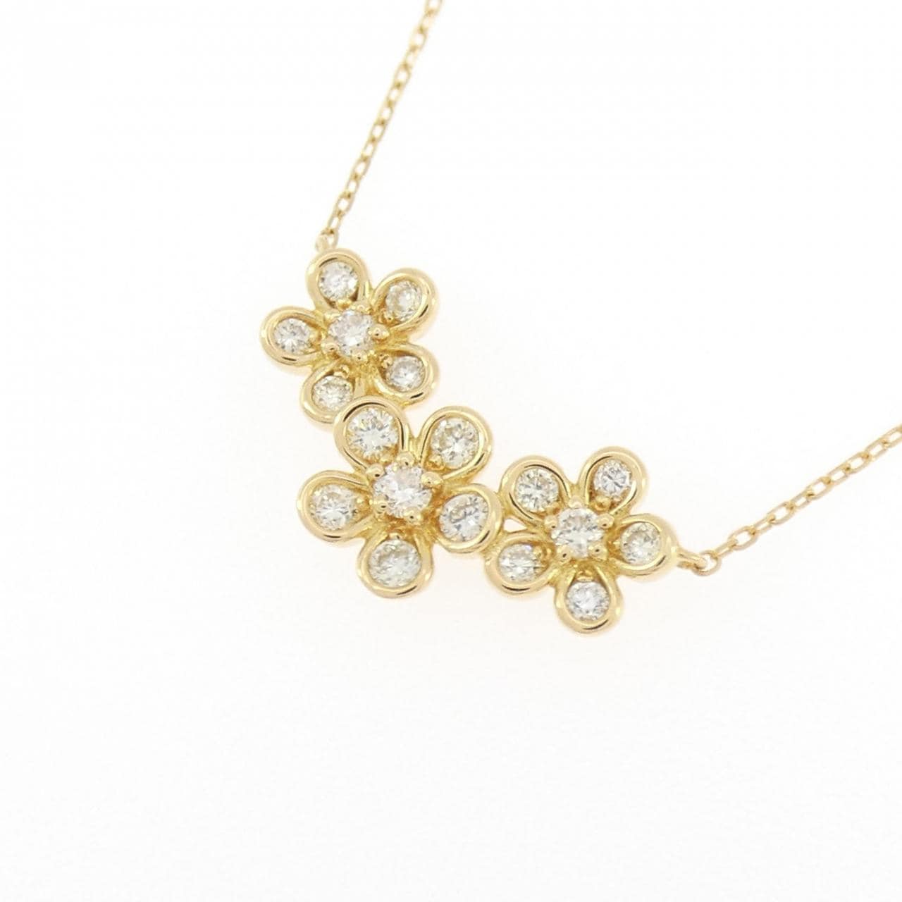 ポンテヴェキオ ダイヤモンド ネックレス 0.18CT
