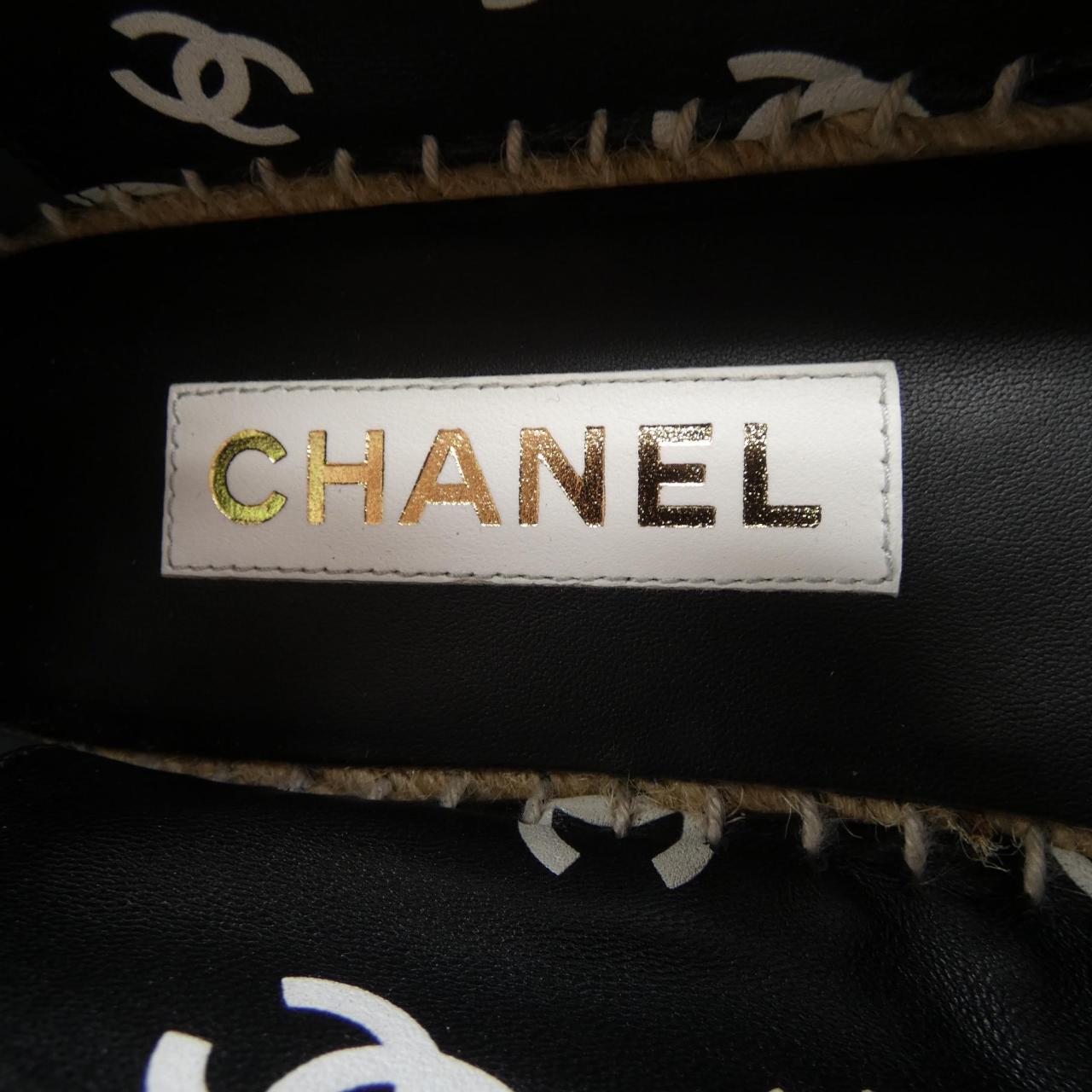 CHANEL CHANEL 麻底鞋G38628Y55871鞋