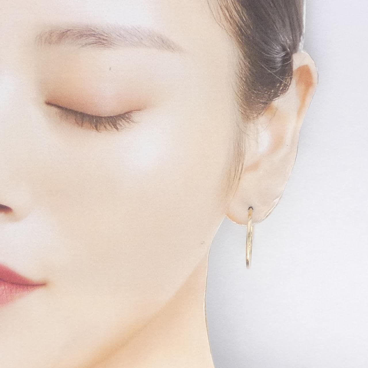 K10YG フープ ピアス