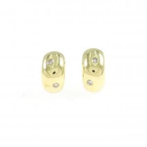 K18YG ダイヤモンド ピアス 0.06CT