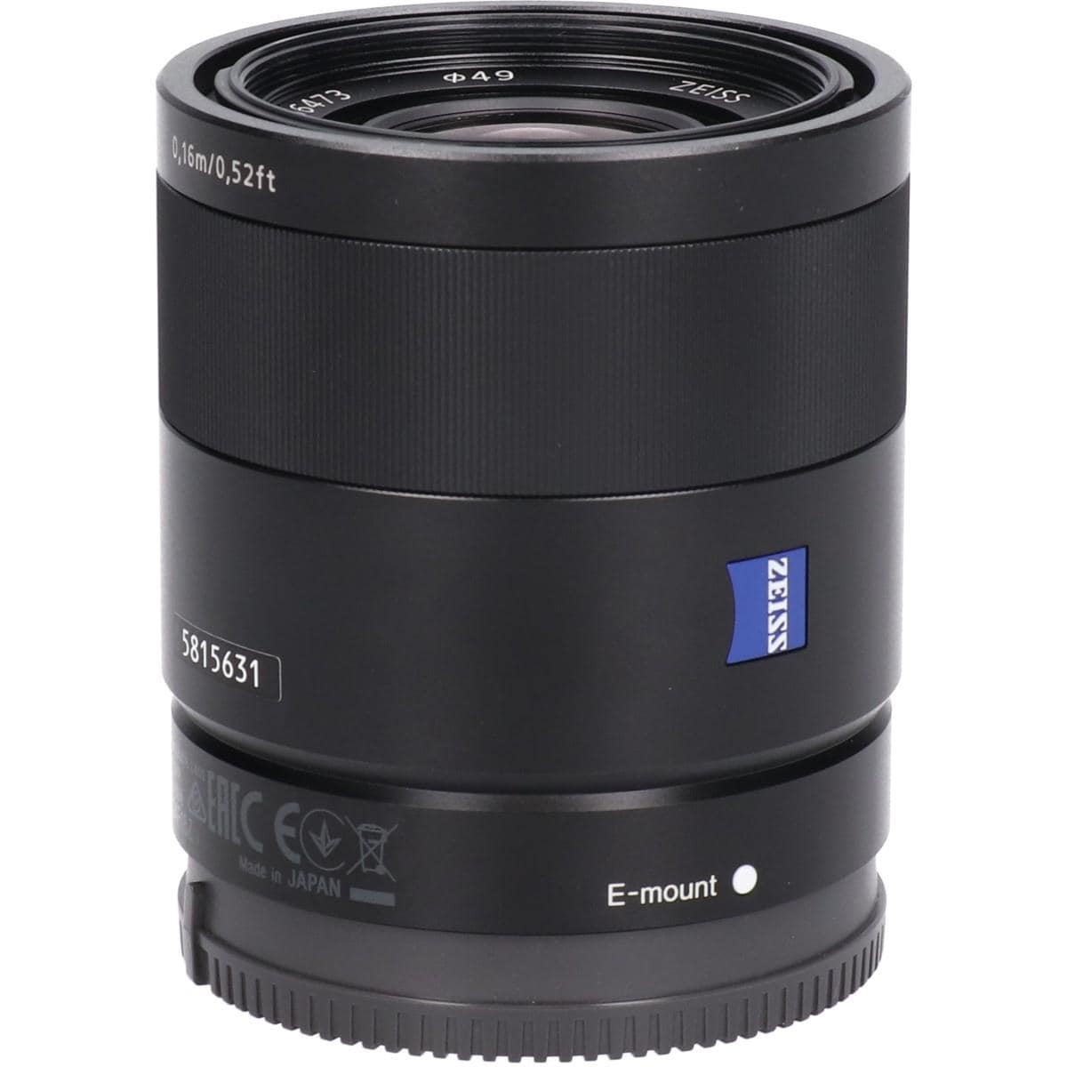 Ｅ２４ｍｍ　Ｆ１．８ＺＡ（ＳＥＬ２４Ｆ１８Ｚ）