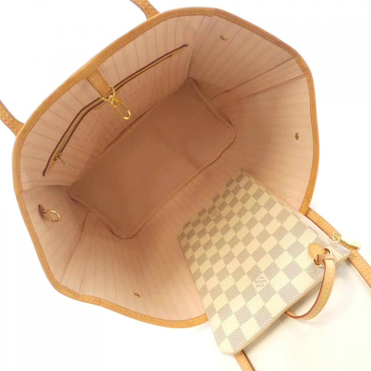 ルイヴィトン ダミエ アズール ネヴァーフル MM N41605 バッグ