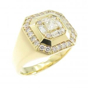 K18YG ダイヤモンド リング 0.71CT
